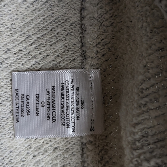 Anthropologie Dolan Gray Zip Knit Fitted Sweater Jacket - Picture 6 of 7